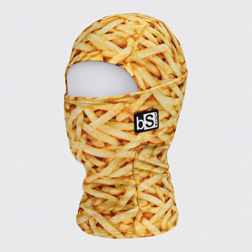 Black Strap Kids' Hood Balaclava for Cozy Winter Adventures ski mask